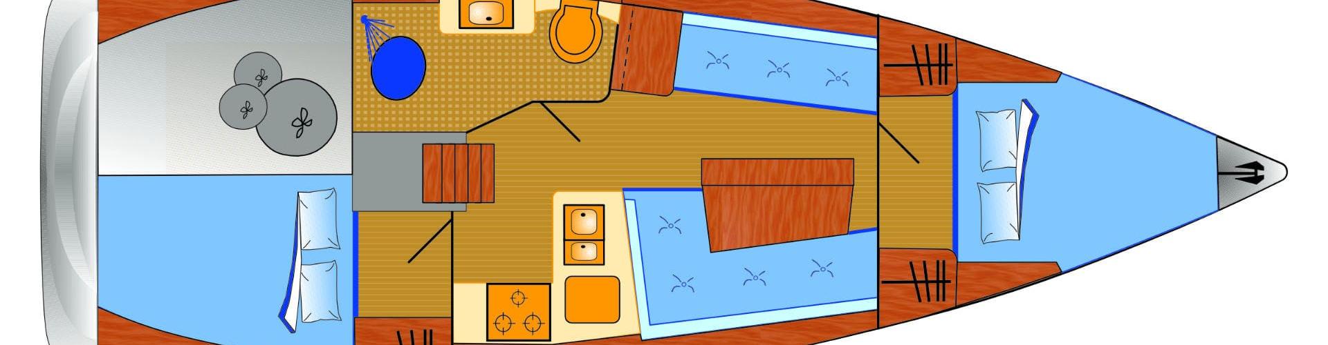 barca a vela Hanse 348