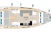 Hanse 460 2023  noleggio barca Kaštela